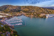 The San Francisco Yacht Club - aerial view
