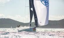 Panjic CRO739 of Luka Sangulin with Tomislav Basic calling the tactics - CRO Melges 24 Cup 2024 Biograd