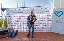Davor Jelaca, te owner of Blue Label CRO827 - Melges 24 Biograd 2024