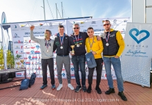 Team Panjic CRO 739 - Luka Sangulin, Tomislav Basic, Sime Markic, Lucijan Jakovljev, Duje Frzop - CRO Melges 24 Cup 2024 Biograd