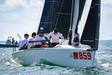 NEFELI GER859 of Peter Karrie with Alessandro Franci / Niccolò Bianchi / Saverio Cigliano / Alessandro Saettone - Bacardi Invitational Regatta 2024