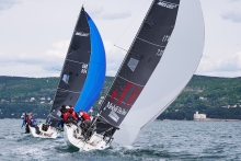 Zhik Race Team (GBR694) of Miles Quinton, steered by Geoff Carveth - Melges 24 European Sailing Series 2024 in Trieste, Italy