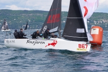 Razjaren (CRO) of Lukasz Podniesinski with Ante Cesic at the helm - Melges 24 European Sailing Series 2024 in Trieste, Italy