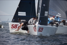 Melges 24 first time owner Anthony Kotoun won the division on Stepping Razor.