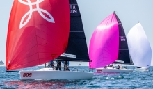 Arkanoe (ITA809) of  Sergio Caramel and Melgina (ITA693) of Paolo Brescia - Melges 24 European Sailing Series 2024 - Portoroz, Slovenia