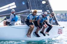 Zhik Race Team (GBR) of Miles Quinton, with Geoff Carveth at the helm - Melges 24 European Sailing Series 2024 - Portoroz, Slovenia