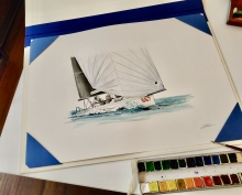 Artwork of naval artist Luca Ferron