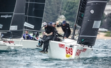Mataran 24 CRO649 - Ante Botica, Ivo Matic, Mario Skrlj, Damir Civadelic and Kristijan Bulicic - Luki Baustoffe CRO Melges 24 Cup 2025 Biograd