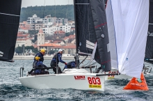 Panjic CRO803 - Luka Sangulin, Tomislav Basic, Sime Markic and Duje Frzop - Luki Baustoffe CRO Melges 24 Cup 2025 Biograd