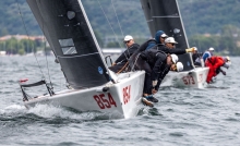 Paolo Brescia's Melgina ITA854 with Simone Ferrarese, Jas Farneti, Matija Succi and Filippo Vulcanile - 2025 Melges 24 European Sailing Series / Italian Open Championship 