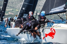 Lukasz Podniesinski's Razjaren CR0867 with Ante Cesic at the helm - Luki Baustoffe CRO Melges 24 Cup 2025 - Trogir | Melges 24 European Sailing Series 2025