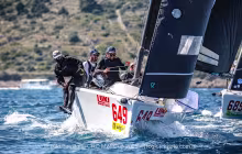Mataran 24 CRO649 with Ante Botica helming - Luki Baustoffe CRO Melges 24 Cup 2025 - Trogir | Melges 24 European Sailing Series 2025