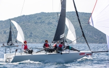 U24 team Cro-A-Sail CRO782 led by skippered by Matija Reljanović - Luki Baustoffe CRO Melges 24 Cup 2025 - Trogir | Melges 24 European Sailing Series 2025