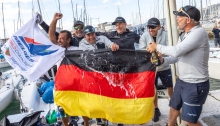 NEFELI GER673 - Melges 24 World Champion 2025 -  Peter Karrie, with Alessandro Franci, Niccolò Bianchi, Saverio Cigliano, and Karlo Hmeljak, supported by coach Simon Sivitz Kosuta