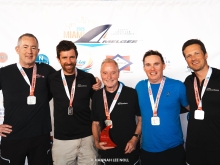 Stuart Simpson's Barbarians GBR691 with Bernard Fitzpatrick, Fred Kemp, Sam Hunt and Marty O’Leary - Melges 24 North American Championship 2025, Bacardi Winter Series 2026 Event No 1 - Miami, FL, USA