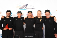 Christian Schwoerer with Mikaela Wulff, Nic Asher, Michele Gregoratto and Giorgio Tortarolo on NIKA MON860 - - Melges 24 North American Championship 2025, Bacardi Winter Series 2026 Event No 1 - Miami, FL, USA
