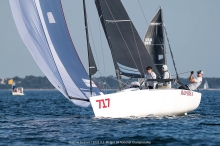 2025 Melges 24 North American Sailing Series Corinthian Champions - Scott Zimmerman with Katherine Zimmerman, Kevin Fisher and Andy Girrell on BAD IDEA USA717 - Melges 24 U.S. National Championship 2025 