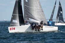 Bora Gulari and his team on MAVI (USA) - one of the top Melges 24 teams on Lake Michigan - Melges 24 U.S. National Championship 2025 - Pensacola, FL, USA