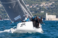 ZHIK RACE TEAM GBR694 by Miles Quinton, helm Geoff Carveth