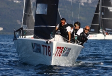 Taki 4 (ITA) with Niccolo Bertola at the helm - Melges 24 Worlds 2025 Trieste, Italy