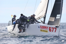 WHITE ROOM GER677 with Luis Tarabochia at the helm - Opatija CRO Melges 24 Cup 2026 - Melges 24 European Sailing Series 2026