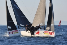 RAZJAREN CRO867 by Ante Cesic and TAKI 4 ITA778 with Niccolo Bertola at the helm - Opatija CRO Melges 24 Cup 2026 - Melges 24 European Sailing Series 2026