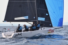 Miles Quinton's ZHIK RACE TEAM GBR694 with Geoff Carveth at the helm - Opatija CRO Melges 24 Cup 2026 - Melges 24 European Sailing Series 2026