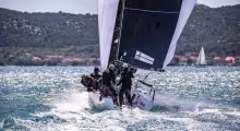 Paolo Brescia's MELGINA ITA854 - Biograd CRO Melges 24 Cup 2026 © regate.com.hr