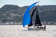 Peder Jahre, Lillan Agerup, Halvor Albjerk Hamran, Pål Tønneson, Sivert Denneche aboard STORM CAPITAL (NOR 751) - Melges 24 Norwegian Open 2026 - Melges 24 European Sailing Series 2026 - Trondheim, NOR