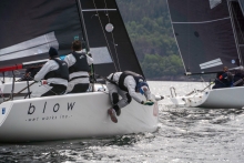 Peder Nergaard with Petrus Eide, Fabian Spone and Morten Helgesen aboard BLOW (NOR 787) - Melges 24 Norwegian Open 2026 - Melges 24 European Sailing Series 2026 - Trondheim, NOR