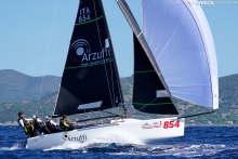 MAIDOLLIS (ITA) by Gianluca Perego, helmed by Carlo Fracassoli, three-time Melges 24 World Champion - Melges 24 World Championship 2019 Villasimius, Italy