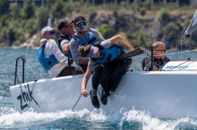 ZHIK RACE TEAM GBR694 by Miles Quinton with Geoff Carveth at the helm - Melges 24 Italian National Championship 2026 - Melges 24 European Sailing Series 2026 - Fraglia Vela Riva, Riva del Garda, Italy