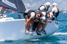 MELGINA ITA854 by Paolo Brescia - Melges 24 Italian National Championship 2026 - Melges 24 European Sailing Series 2026 - Fraglia Vela Riva, Riva del Garda, Italy 