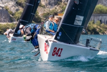 WAR CANOE USA841 by Michael Goldfarb captured Race 5 in fitting fashion on the 250th anniversary of the United States, the birthplace of the iconic Melges 24