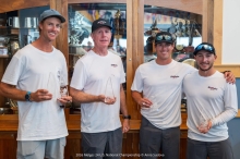 SHIITAKE team (USA864) by Peter Duncan with Filippo Amonti,  Victor Diaz-de-Leon, Greiner Hobbs, Will Ryan, Reed Baldridge - Melges 24 US Nationals 2026