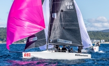 Stuart Simpson's Team Barbarians (GBR) with Bernard Fitzpatrick, Sam Hunt, Mark Hassett and Fred Kemp are the Corinthian leaders after Day 2 of the Melges 24 World Championship 2026 - Harbor Springs, MI, USA