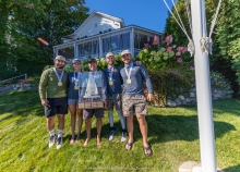 Wah Gwan (USA865) by Anthony Kotoun with Grant Janov, Jordan Janov, Franny Schulte and Stu McNay with Melges Performance Sailboats Trophy - 2026 Melges 24 World Champions - Harbor Springs, MI, USA