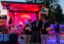 Gamecock (USA 871) by Peter McClennen, with Severin Gramm, Wilson Stout, Mike Marshall and Jeremy Wilmot - bronze medal at the Melges 24 World Championship 2026 - Harbor Springs, MI, USA