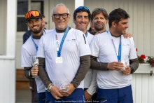 TAKI 5 (ITA 878) - Niccolò Bertola, Marco Zammarchi, Giacomo Fossati, Giovanni Bannetta, Pietro Seghezza and coach Francesco Bertone - Corinthian Silver at the Melges 24 European Championship 2026 - Tønsberg, Norway
