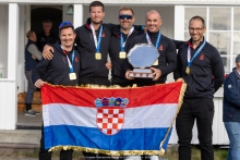 RAZJAREN (CRO867) - Ante Cesic, Lukasz Podniesinski, Tonci Knezovic, Ljubo Jercic and Antonio Milisic - Melges 24 European Champions 2026 with a race to spare - Melges 24 European Championship 2026 - Tønsberg, Norway 