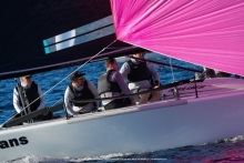 Team Barbarians (GBR) by Stuart Simpson, with Bernard Fitzpatrick, Sam Hunt, Mark Hassett and Fred Kemp currently third in the Corinthian ranking after Day 4 at the Melges 24 World Championship 2026