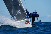 Dark Horse (USA) by Cuyler Morris with Manu Weiller, Ripley Shelley, Mark Ivey and Alec Anderson on Day 1 - Melges 24 World Championship 2026 - Harbor Springs, MI, USA