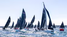 LOOPER USA855 by Duane Yoslov with Ellise Smolenyak, James Golden, Ian Mathiesen and Shane Tillson - Melges 24 World Championship 2026 in Harbor Springs