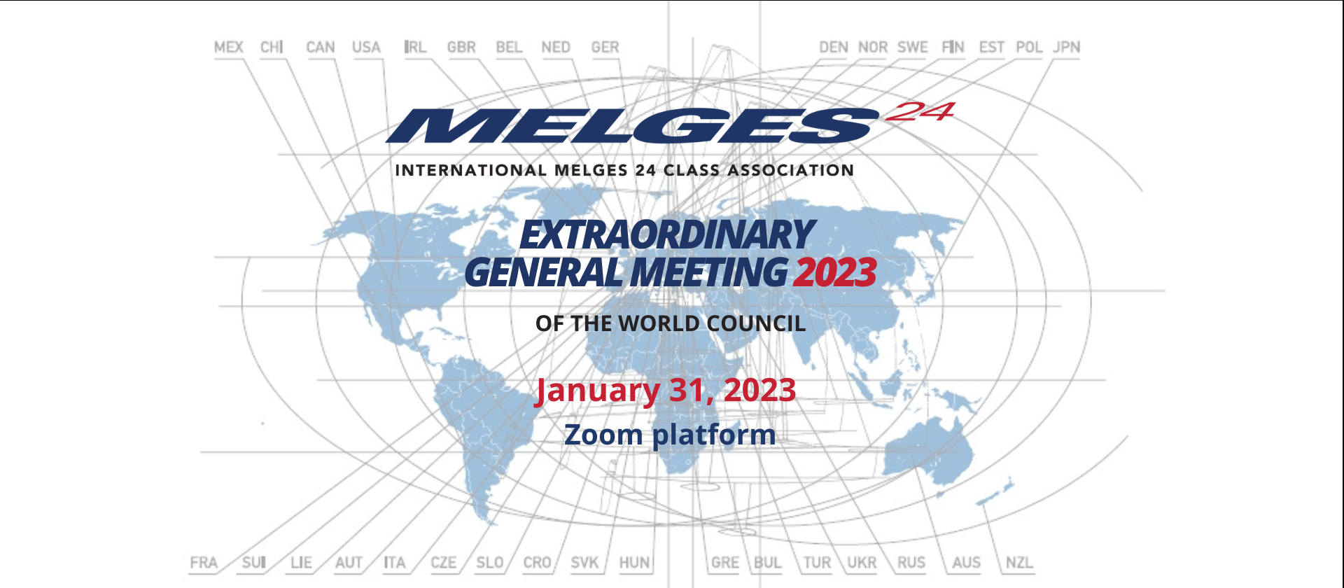 International Melges 24 World Council Extraordinary General Meeting - January 2023
